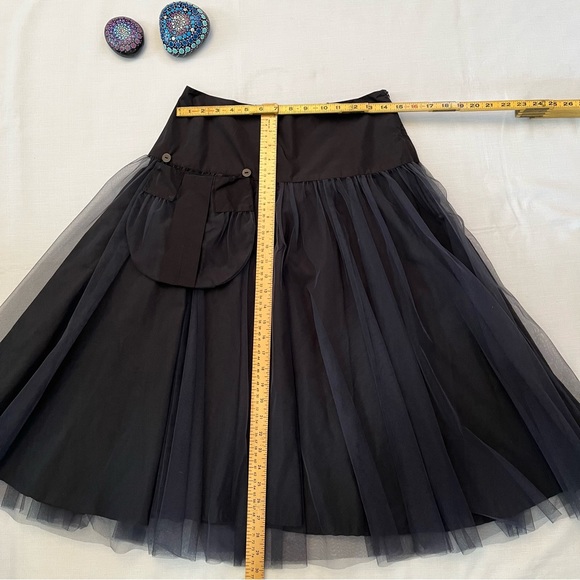 Lilith France Full Tulle Black Skirt M - Picture 6 of 15